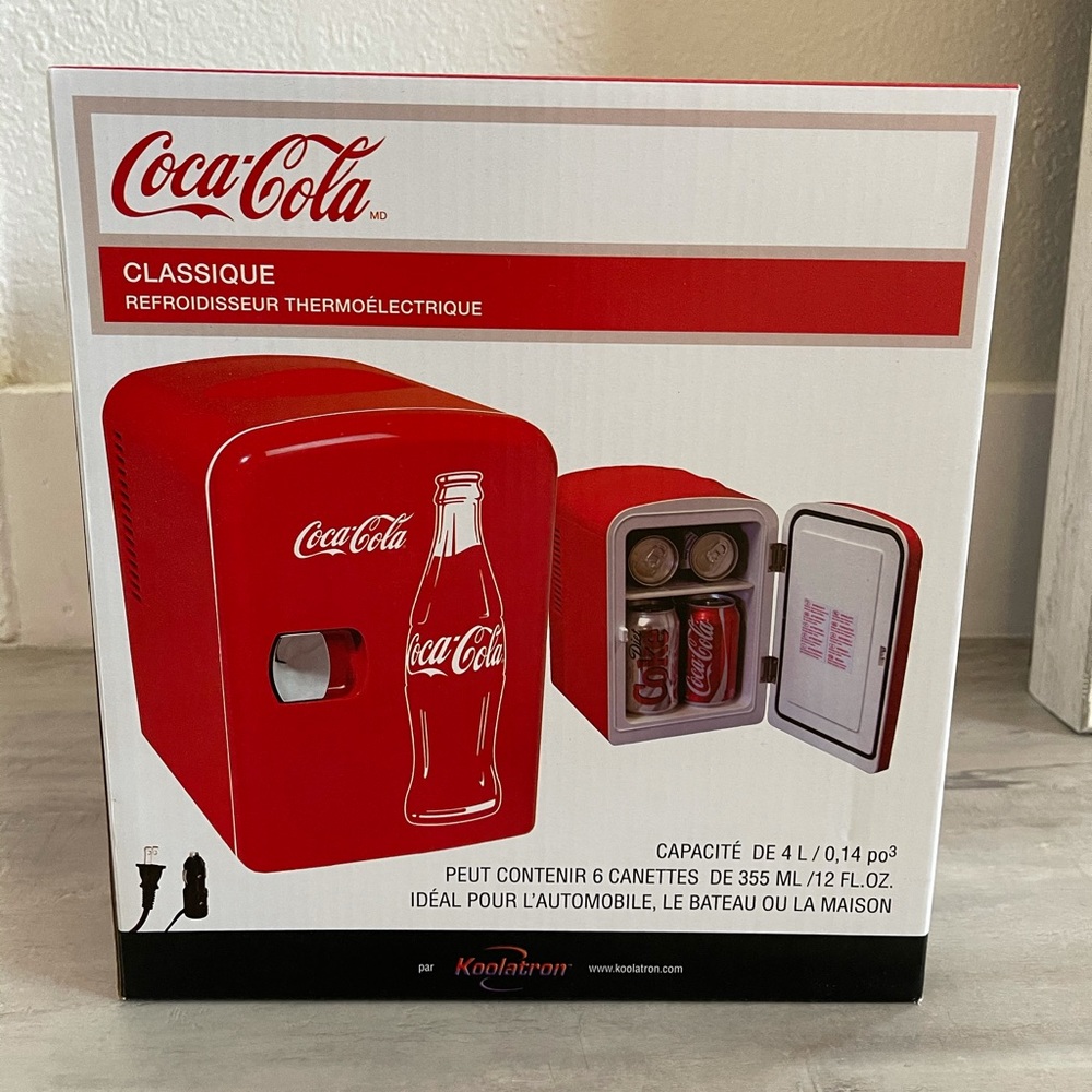 Coca cola mini fridge new